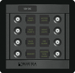 Blue Sea Systems DC 8 Position CLB Square - 1450 - Steveston Marine and Hardware