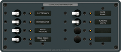 Blue Sea Systems DC 8 Position Horizontal - 8385 - Steveston Marine and Hardware