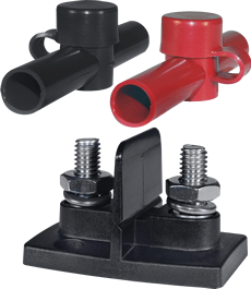 Blue Sea Systems Dual PowerPost - Two 3/8" - 16 Studs - 2017 - Steveston Marine and Hardware