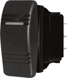 Blue Sea Systems Contura Switch SPST Black - OFF - ON - 8282 - Steveston Marine and Hardware