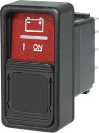 Blue Sea Systems SPDT Remote Control Contura Switch - (ON) - OFF - (ON) - 2145 - Steveston Marine and Hardware