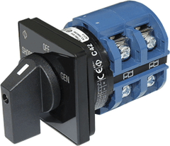 Blue Sea Systems AC Rotary Switch - OFF + 2 Positions 120V AC 65A - 9011 - Steveston Marine and Hardware