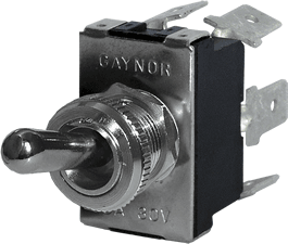 Blue Sea Systems WeatherDeckÃ‚Â® Toggle Switch DPDT - ON - OFF - ON - 4155 - Steveston Marine and Hardware