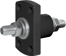 Blue Sea Terminal Feed Thru 1/2 Lg Blk