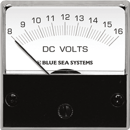 Blue Sea Systems DC Micro Voltmeter - 8 to 16V DC - 8028 - Steveston Marine and Hardware