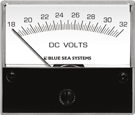 Blue Sea Systems DC Voltmeter - 18 to 32V DC - 8240 - Steveston Marine and Hardware