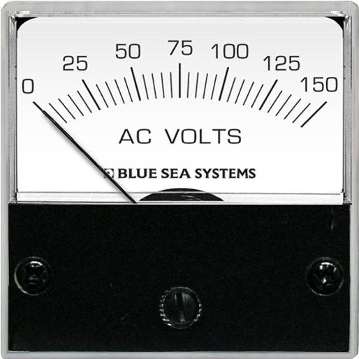Blue Sea Systems AC Micro Voltmeter - 0 to 150V AC - 8244 - Steveston Marine and Hardware