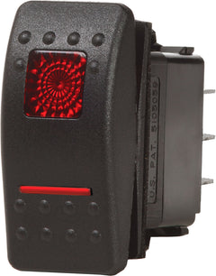 Blue Sea Systems Contura II Switch DPDT Black - ON - ON - 7939 - Steveston Marine and Hardware