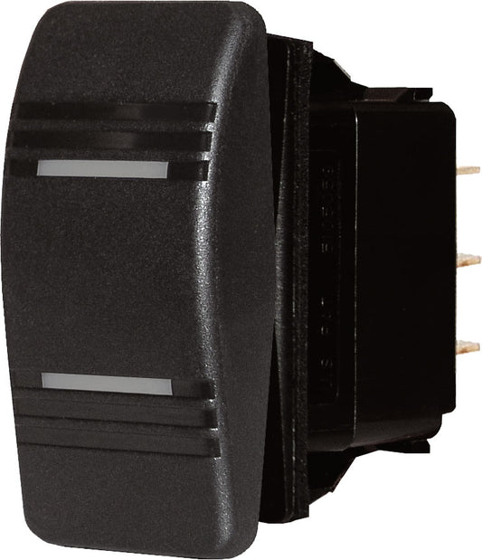 Blue Sea Systems Contura Switch DPDT Black - ON - OFF - ON - 8286 - Steveston Marine and Hardware