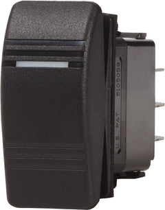 Blue Sea Systems Contura Switch SPDT Black - (ON) - OFF - ON - 8284 - Steveston Marine and Hardware
