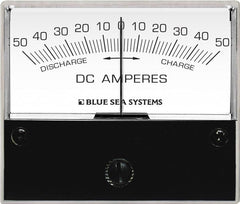 Blue Sea Systems DC Ammeter - 50 - 0 - 50A with Shunt - 8252 - Steveston Marine and Hardware