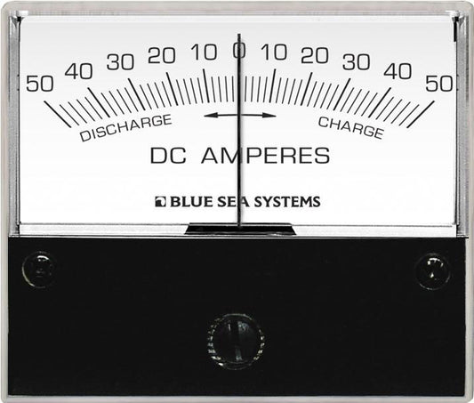 Blue Sea Systems DC Ammeter - 50 - 0 - 50A with Shunt - 8252 - Steveston Marine and Hardware
