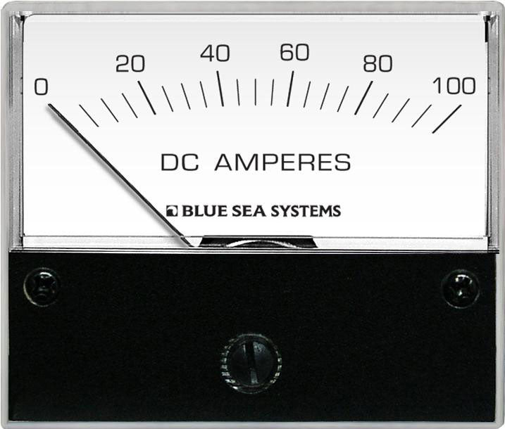 Blue Sea Systems DC Analog Ammeter - 0 to 100A with Shunt - 8017 - Steveston Marine and Hardware