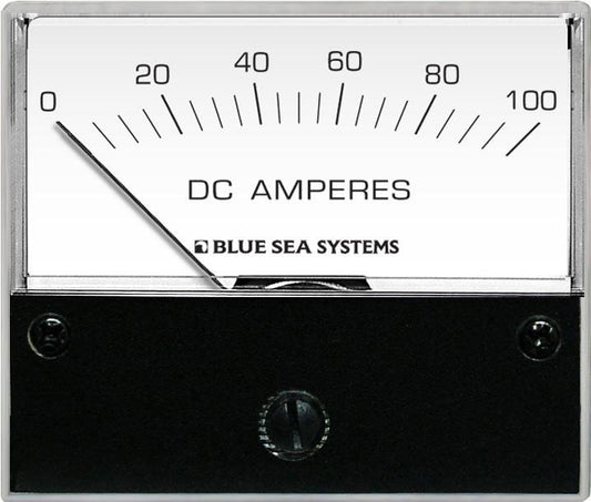 Blue Sea Systems DC Analog Ammeter - 0 to 100A with Shunt - 8017 - Steveston Marine and Hardware