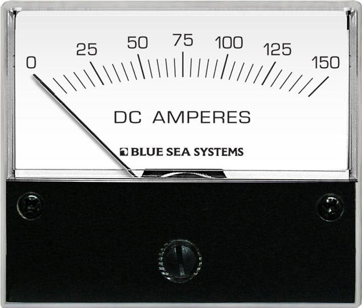 Blue Sea Systems DC Analog Ammeter - 0 to 150A with Shunt - 8018 - Steveston Marine and Hardware