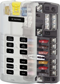 Blue Sea Systems ST Blade Split Bus Fuse Block - 5032 - Steveston Marine and Hardware