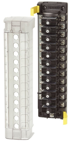 Blue Sea Systems ST CLB Circuit Breaker Block - 12 Position with Negative Bus - 5054 - Steveston Marine and Hardware