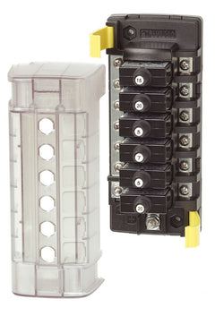 Blue Sea Systems ST CLB Circuit Breaker Block - 6 Position with Negative Bus - 5052 - Steveston Marine and Hardware