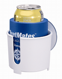 Boatmates Drink Holder w/ Cozy (White) 2 - Pack - 2155 - 2 - Steveston Marine and Hardware