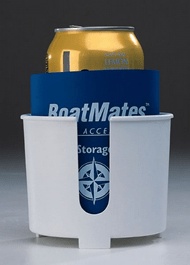 Boatmates Drink Holder With Cozy White 2150 1 - Steveston Marine and Hardware