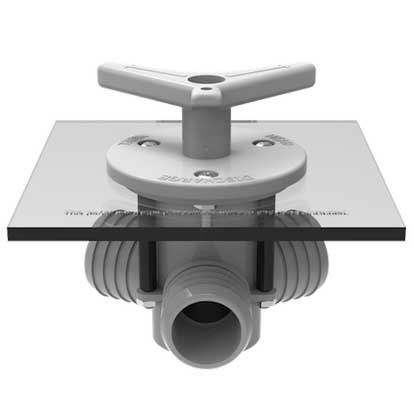 Bosworth Flush Mount Y-Valve 1 1/2 Inch Hose With New Handle