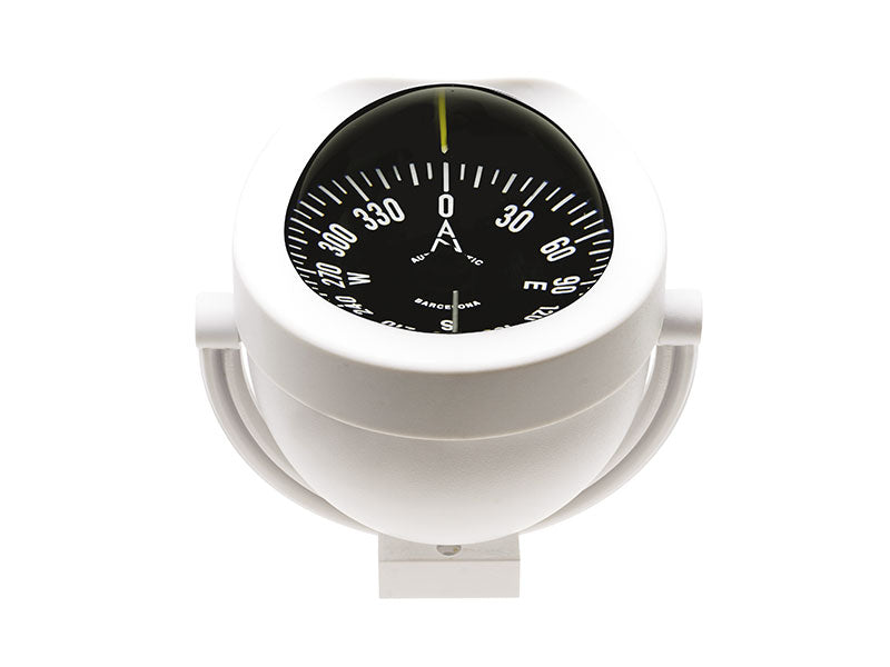 Bracket Mount Compass  85mm White C12-003