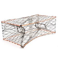 Brons Electro Plated Steel Folding Crab Trap - CT005
