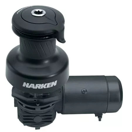 Harken Performa 2 Speed  Electric Self Tailing Alum Winch Horizontal 24 Volt