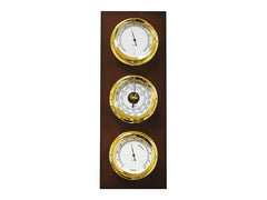 Golden Nautical Weather Station Brass - EG - Steveston Marine and Hardware