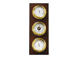 Golden Nautical Weather Station Brass - EG - Steveston Marine and Hardware