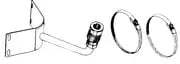 ez steer auxiliary bracket assy- 3