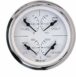 Faria Combo Gauge 4 In 1 - 4"
