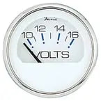 faria ches ss white gauge water temp