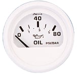 Faria Dress White Fuel Level Gauge