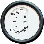 Faria Euro White Series Volt Gauge