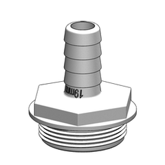 Tru Design Aquavalve Hose Barb Straight 19mm - 90251 - Steveston Marine and Hardware