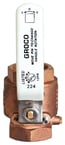 Groco 1In Brz Ff In Line Ball Valve