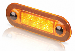 Hella Lamp Led Amber Oval Amber Lens