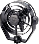 Hellamarine Fan 12V 2 Speed Turbo Black - Steveston Marine and Hardware