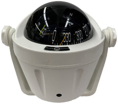Riviera Idra Bracket Mount Compass White - Steveston Marine and Hardware