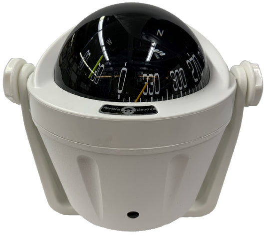 Riviera Idra Bracket Mount Compass White