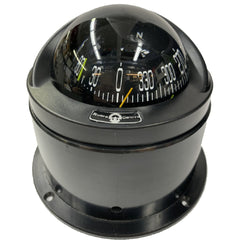 Riviera Idra Binnacle Mount Compass Black - Steveston Marine and Hardware