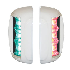 FOS LED 20 Starboard & Port Lights 112,5°, Set, with white housing - Steveston Marine and Hardware