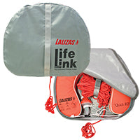 Set Horseshoe Lifebuoy 'Quick RD' orange, Lifeb. Light 71325, 30m rope, case gray