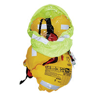 LALIZAS Infl.Lifejacket Adv.Lamda,Auto,330N,w/Sprayhood&Crotch Strap,SOLAS/MED