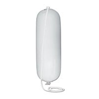 OCEAN Fender Center Hole, CH2, 20 x 55cm, White with rope - Steveston Marine and Hardware