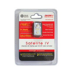LALIZAS Lifejacket LED flashing light "Safelite IV" ON - OFF water activated, SOLAS/MED/USCG (BLI - Steveston Marine and Hardware