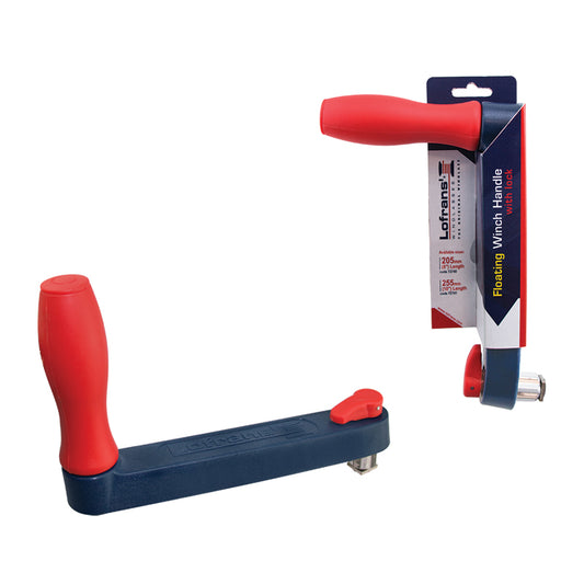 Lofrans' Floating Winch Handle, with lock, 8'' (20 cm)
