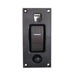Electric Toilet Flush Switch, MON - OFF (2 Positions), 3 Pins, 12V/24V - Steveston Marine and Hardware