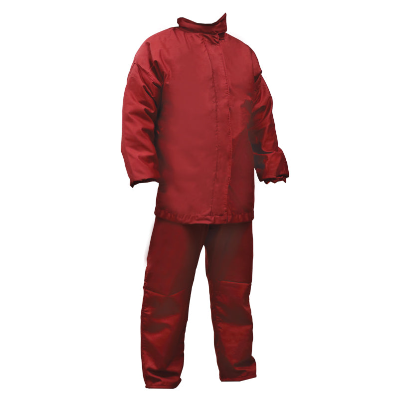 Fireman's  Jacket & Trousers, L,  Red, SOLAS/MED